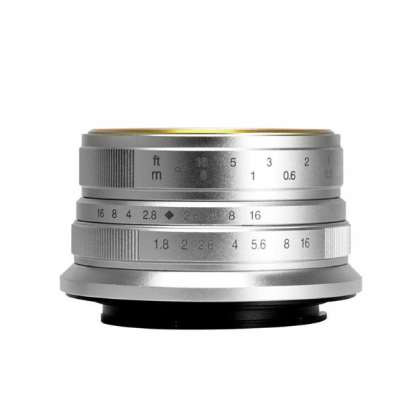 7Artisans 25/1.8 silver (Fujifilm X sklep - komis fotograficzny e-oko.pl