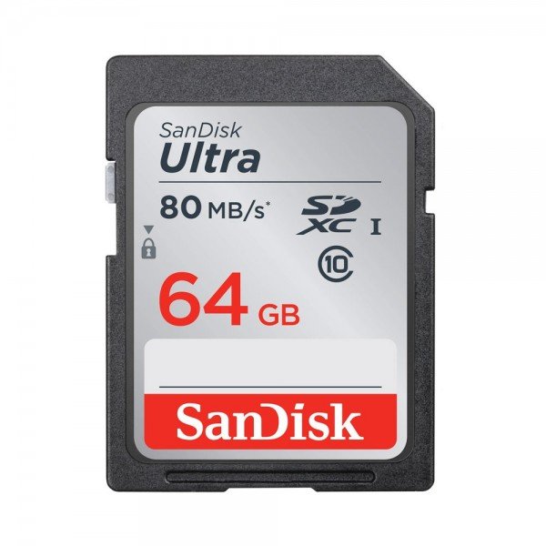 SanDisk SDXC 64 GB Ultra 80 MB/s UHS-I Class 10