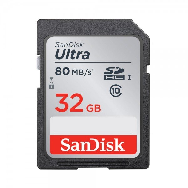 SanDisk SDHC 32 GB Ultra 80 MB/s UHS-I Class 10
