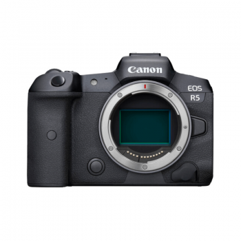 Pełnoklatkowy aparat bezlusterkowy Canon EOS R5. Nowy aparat cyfrowy korpus.