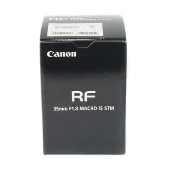 Pełnoklatkowy obiektyw Canon 35/1.8 RF Macro IS STM w stanie jak nowym
