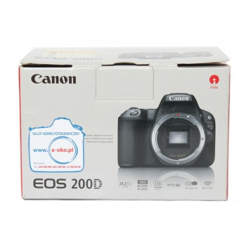 Canon 200D Komis fotograficzny korpus aparat lusterkowy
