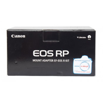 Canon RP (3436 zdj.) + adapter EF-EOS R Komis fotograficzny aparat body bezlusterkowiec
