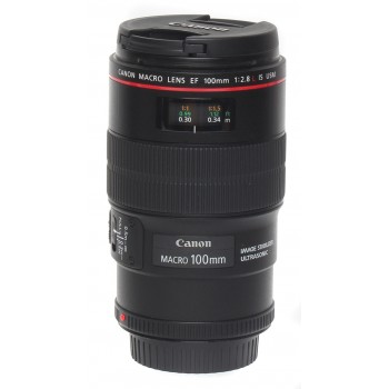 Canon 100/2.8 EF L Macro IS USM Komis fotograficzny stałoogniskowy obiektyw