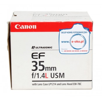 Canon 35/1.4 EF L USM pudełko