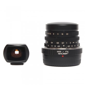 Voigtlander 15/4.5 M39 (Leica M) + adapter do FujiX