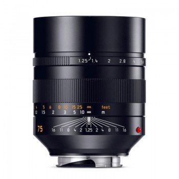 Leica 75/1.25 ASPH Noctilux-M Nowy i używany profesjonalny sprzęt fotograficzny