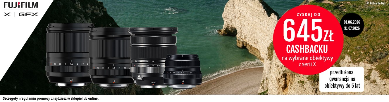 FUJIFILM CASHBACK DO 645zł