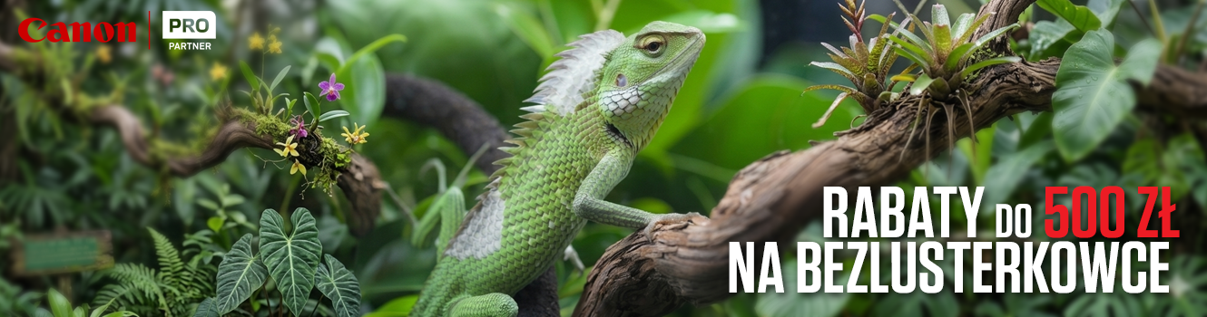 RABATY DO 500 ZŁ NA BEZLUSTERKOWCE CANON