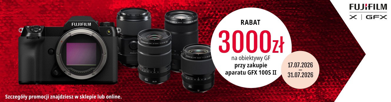RABAT 3000zł NA OBIEKTYWY GF PRZY ZAKUPIE GFX 100S II